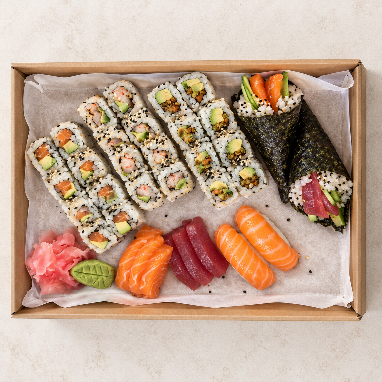 The Sushi Social from Magies Vol, delivered in Fourways, Bryanston, Sandton and Rosebank